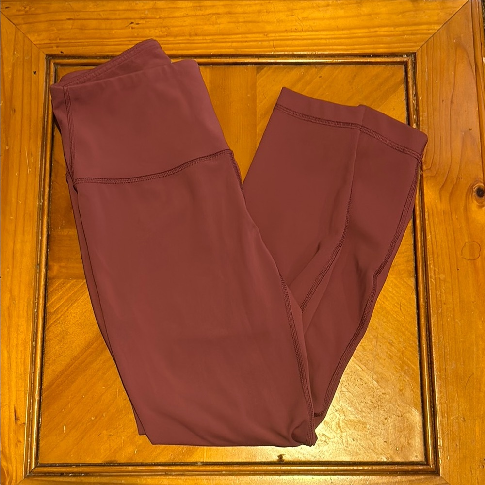 90 Degree By Reflex Burgundy Leggings